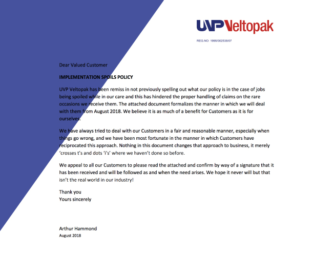 Implementation Spoils Policy